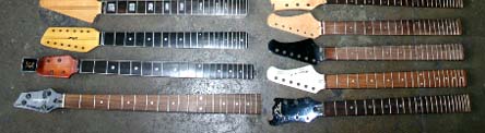 bass guitar necks