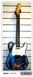 custom pearloid inlayed telecaster